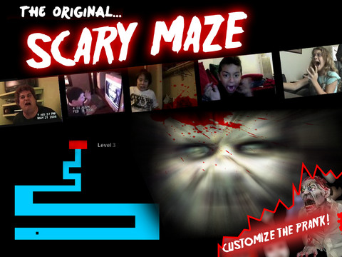 Scary maze logo